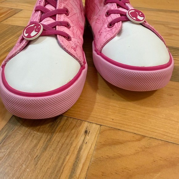 Barbie Ground Up High Top Canvas Sneakers Shoes Youth Size 5 - Picture 4 of 14